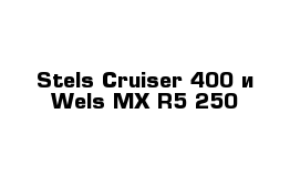Stels Cruiser 400 и Wels MX R5 250